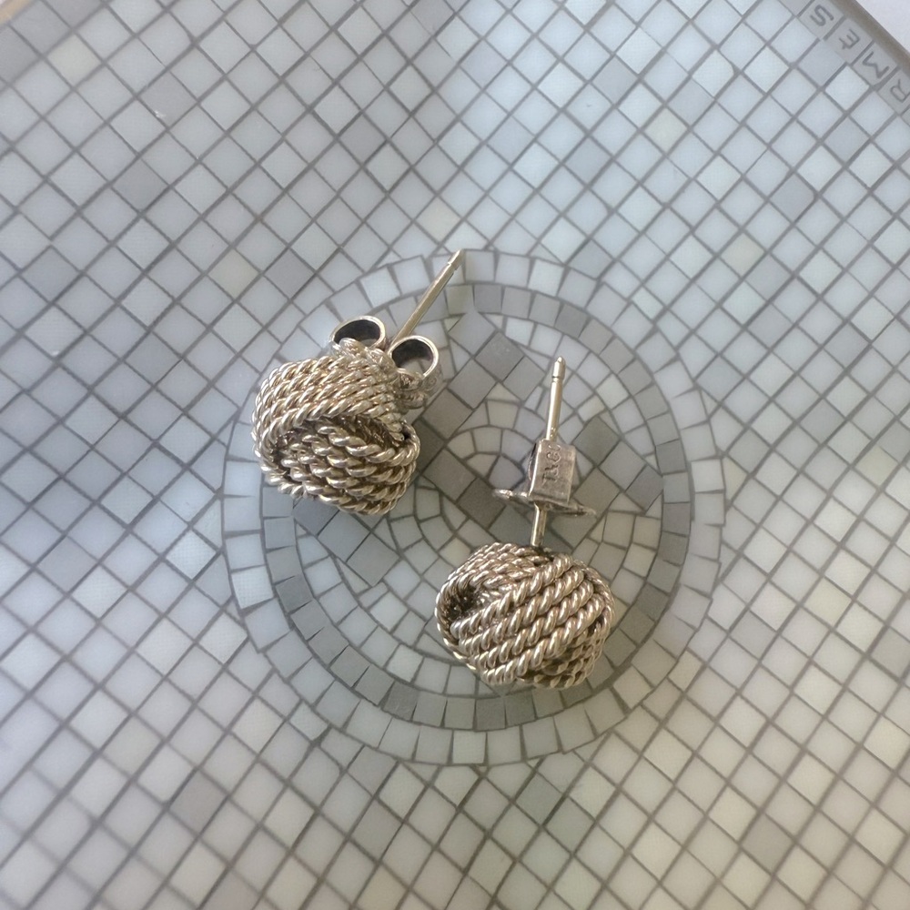 Tiffany Twist Knot Earrings